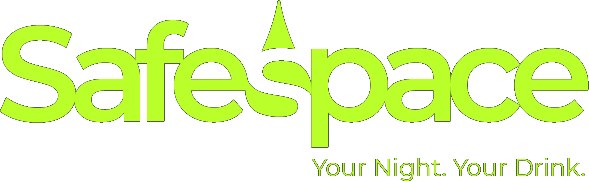 Safespace Logo – Your Night. Your Drink. | Drink-Spiking-Schutz für Bars, Clubs und Festivals